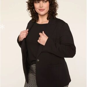 NWT Lane Bryant Essential Ponte Blazer